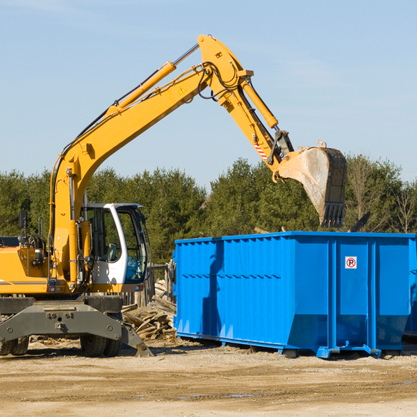 can i choose the location where the residential dumpster will be placed in Fletcher